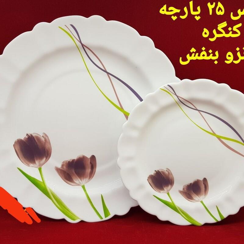 سرویس آیروپال طرح لورنزو (رنگ بنفش)