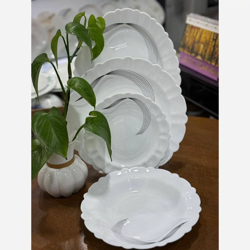 سرویس آرکوپال طرح شمل مشکی 25 پارچه