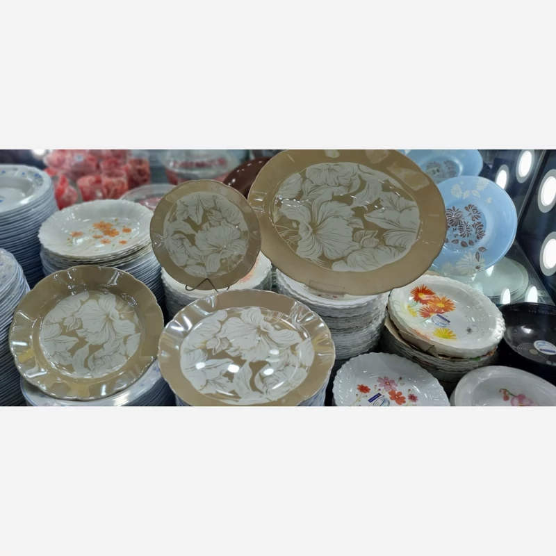 سرویس آرکوپال طرح فلاور شامپاینی نیلوفری